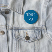 エジプトの神 – Thoth love badge 缶バッジ (インサイチュ)