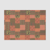 エジプトの種族のフェイクなパッチワークのティッシュペーパーシート 薄葉紙 (正面)