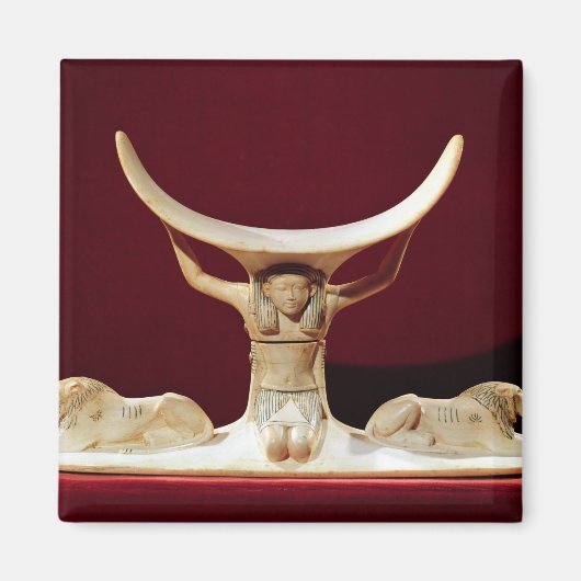 エジプトの空気の神、シュウのヘッドレスト マグネット (正面)