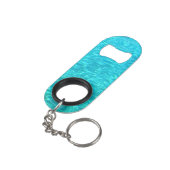 エジプトの紅海の紺碧の海水 キーホルダー栓抜き (裏面アングル)