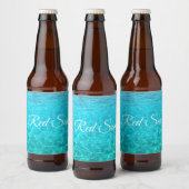 エジプトの紅海の紺碧の海水 ビールラベル (ボトル)