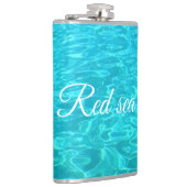 エジプトの紅海の紺碧の海水 フラスク (右)