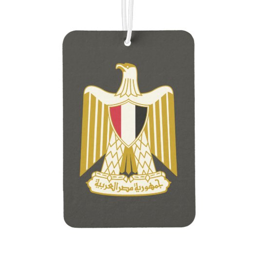 エジプトの紋章Tシャツ カーエアーフレッシュナー (裏面)
