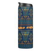 エジプトの絵文字金ゴールド甲虫ゴールデングリッター タンブラー (回転右)