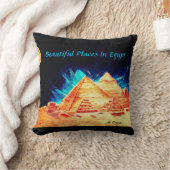 エジプトの美しい場所装飾用クッション クッション (ブランケット)