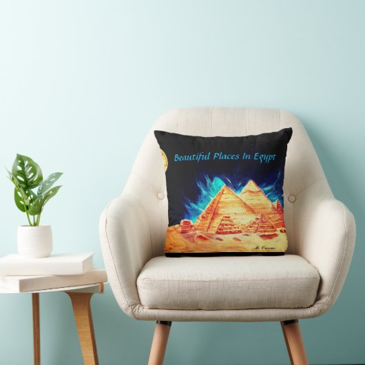 エジプトの美しい場所装飾用クッション クッション (椅子)