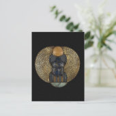 エジプトの翼のあるスカーラーブポストカード ポストカード (スタンド正面)