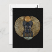 エジプトの翼のあるスカーラーブポストカード ポストカード (正面/裏面)