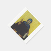 エジプトの聖アンソニー スタンダードカクテルナプキン (角)