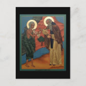 エジプトの聖マリア聖餐式祈りの言葉 ポストカード (正面)