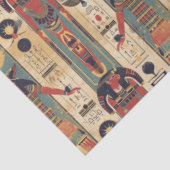 エジプトの聖刻文字 ファラオ模様 薄葉紙 (詳細)