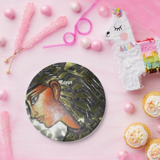 エジプトの芸術 ペーパープレート (パーティー)