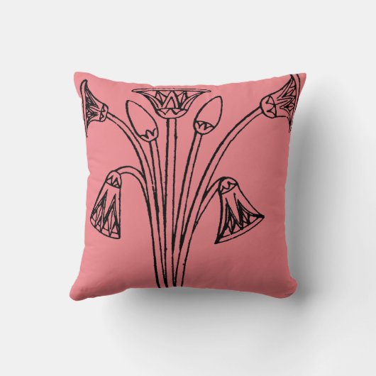 エジプトの記号: はす クッション (裏面)