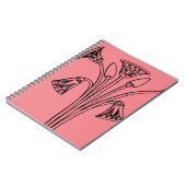 エジプトの記号: はす ノートブック (左側)