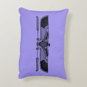 エジプトの記号: ハゲタカ アクセントクッション (裏面(縦))