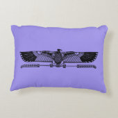 エジプトの記号: ハゲタカ アクセントクッション (裏面)