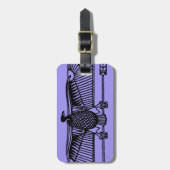 エジプトの記号: ハゲタカ ラゲッジタグ (正面縦)