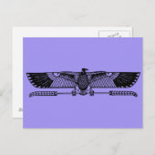 エジプトの記号:ハゲワシ ポストカード (正面/裏面)