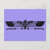 エジプトの記号：ハゲワシ ポストカード (正面)