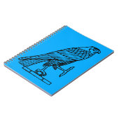 エジプトの記号: 《鳥》ハヤブサ ノートブック (左側)