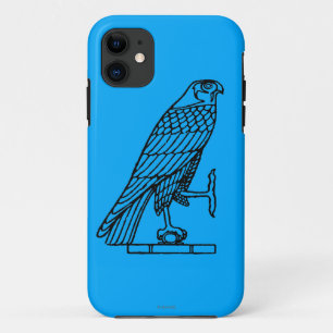 エジプトの記号: 《鳥》ハヤブサ iPhone 11 ケース