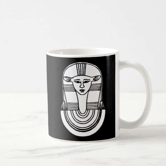 エジプトの記号: Hathor コーヒーマグカップ (右)
