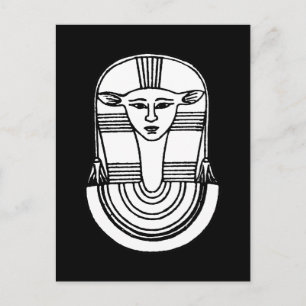 エジプトの記号: Hathor ポストカード