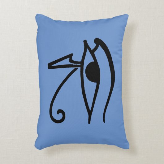 エジプトの記号: Utchat アクセントクッション (正面(垂直))