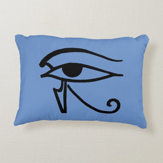 エジプトの記号: Utchat アクセントクッション (裏面)