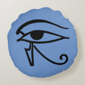 エジプトの記号: Utchat ラウンドクッション (裏面)