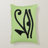 エジプトの記号: Wedjat アクセントクッション (正面(垂直))