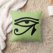 エジプトの記号: Wedjat クッション (ブランケット)