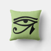 エジプトの記号: Wedjat クッション (裏面)