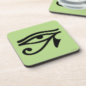 エジプトの記号: Wedjat コースター (左側)