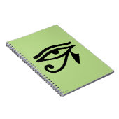 エジプトの記号: Wedjat ノートブック (右側)