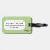 エジプトの記号: Wedjat ラゲッジタグ (裏面横)