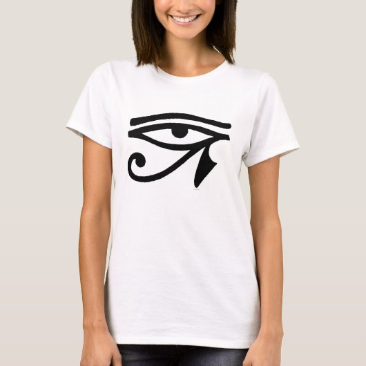 エジプトの記号: Wedjat Tシャツ (正面)