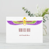 エジプトの誕生日パーティーへの招待 – シンプル 招待状 (スタンド正面)