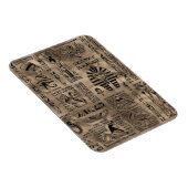 エジプトの象形文字と神 – 高級金ゴールド マグネット (右側)