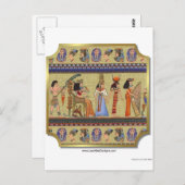 エジプトの象形文字のアパレル、ギフト収集品 ポストカード (正面/裏面)