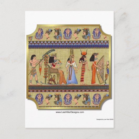 エジプトの象形文字のアパレル、ギフト収集品 ポストカード (正面)