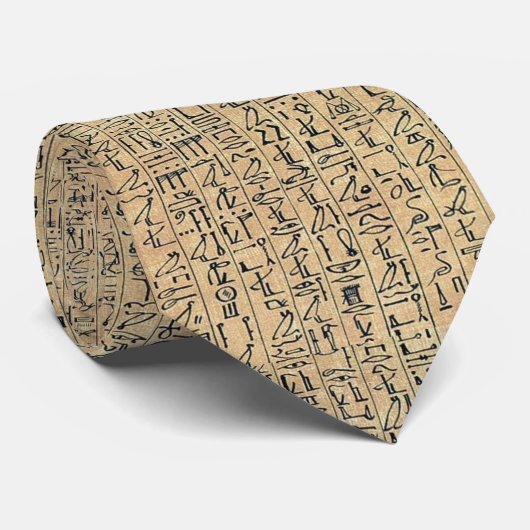 エジプトの象形文字のネックタイ ネクタイ (ロール)