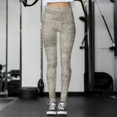 エジプトの象形文字の大きなパターン レギンス