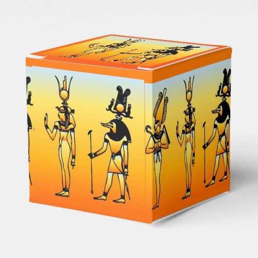 エジプトの象形文字の好意ボックス フェイバーボックス (正面サイド)