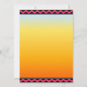 エジプトの象形文字の招待状カード 招待状 (裏面)