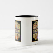 エジプトの象形文字シリーズIIアパレルギフト ツートーンマグカップ (中央)