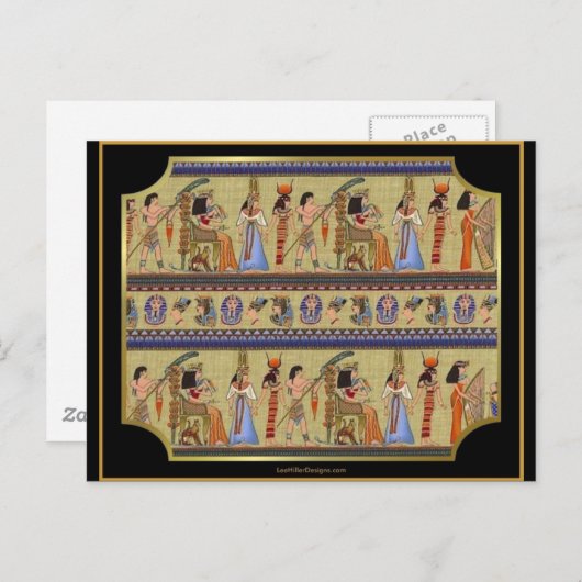 エジプトの象形文字シリーズIIアパレルギフト ポストカード (正面/裏面)