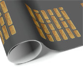 エジプトの象形文字シンボルや象徴考古学芸術 ラッピングペーパー (ロールコーナー)