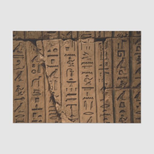 エジプトの象形文字ティシューペーパー 薄葉紙 (正面)