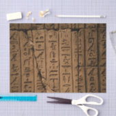 エジプトの象形文字ティシューペーパー 薄葉紙 (クラフト)